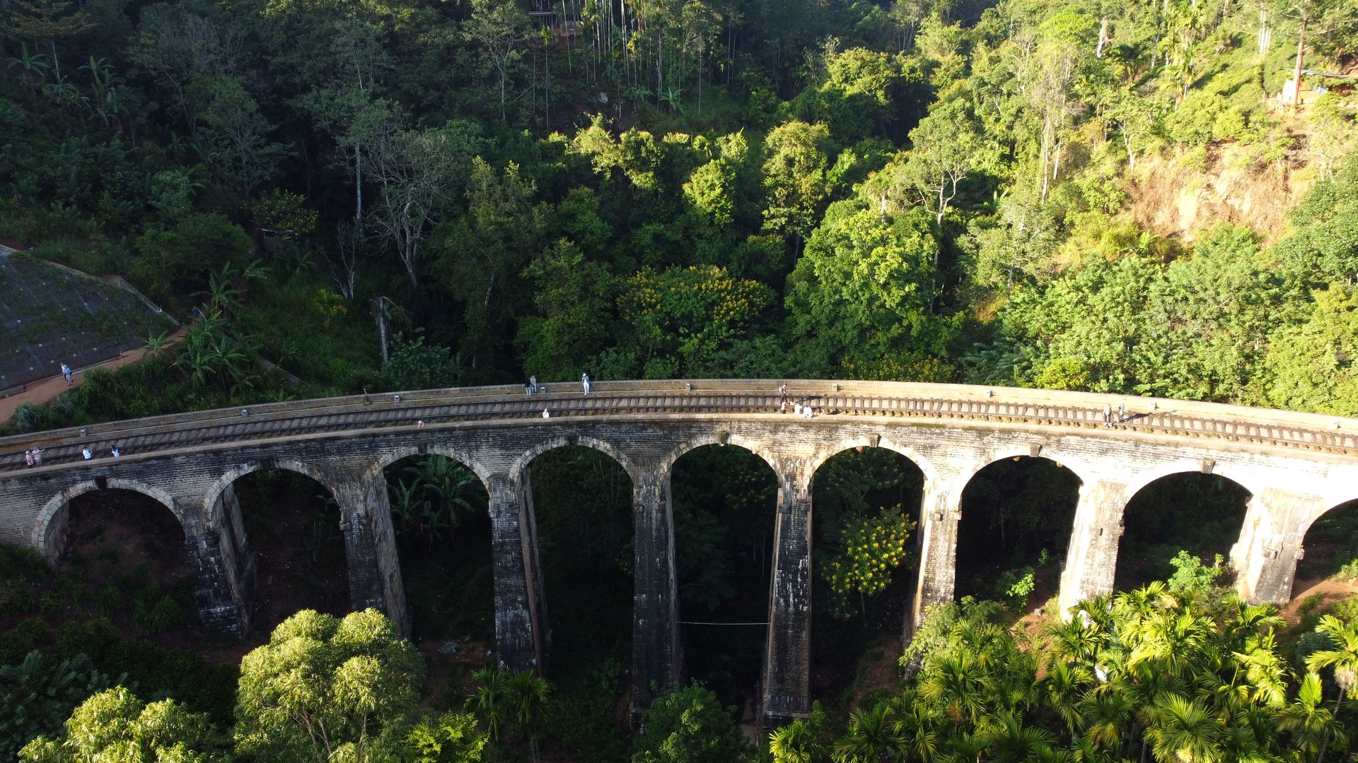 Nine Arches Bridge in Ella, Sri Lanka hill country